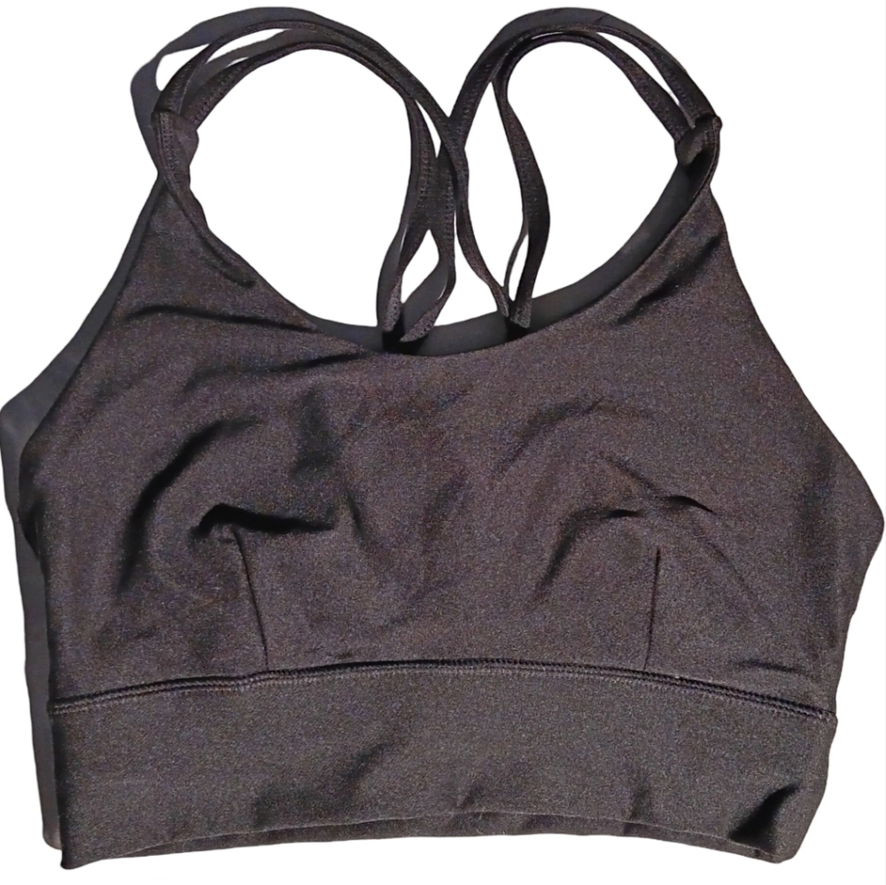 Black sports bra